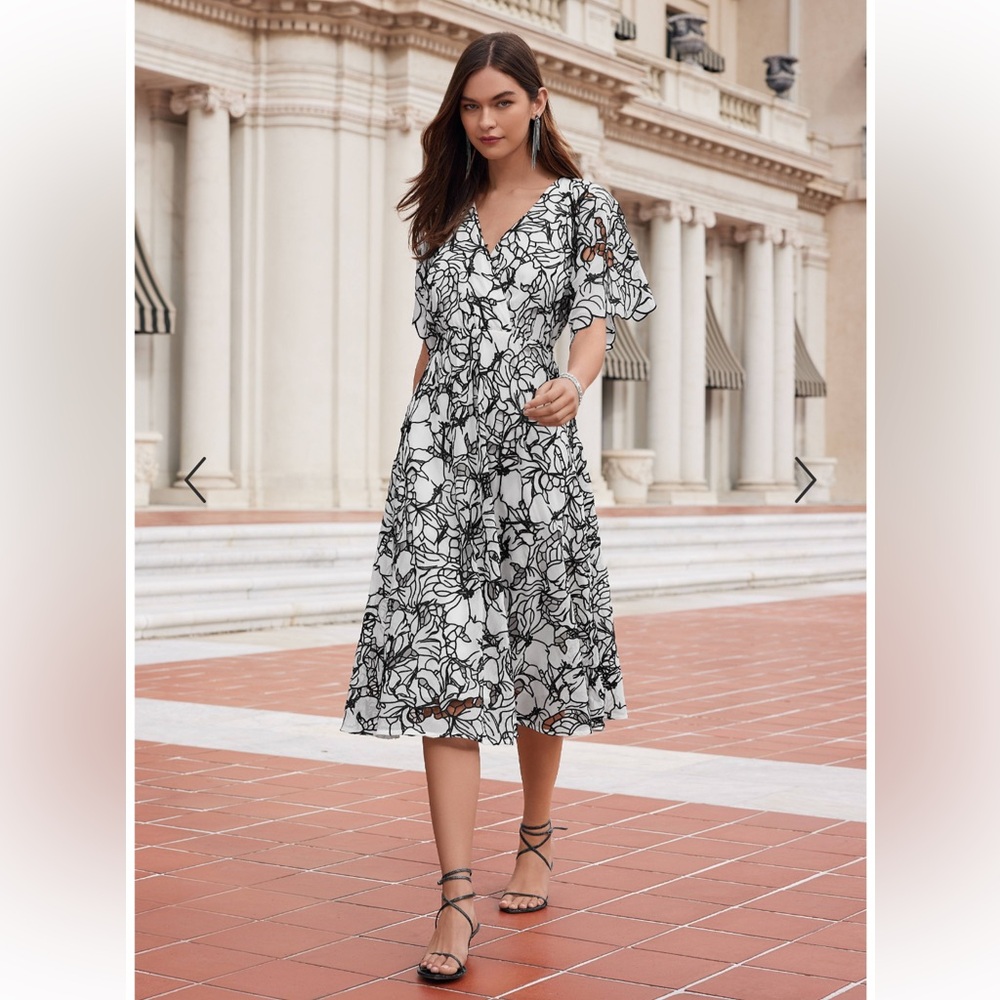 EYELET BLOOM DRESS by Johnny Was